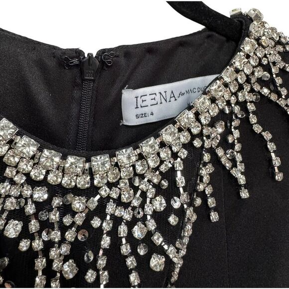 Mac Duggal Sleeveless Rhinestone Collar Column Gown - Size 4 - NWT - Picture 5 of 6